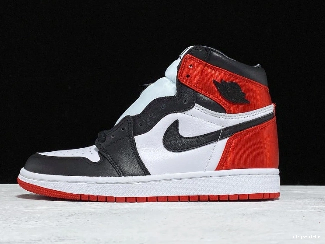 Retro Toe CD0461-016 High Air 1 Black Jordan Satin 0707